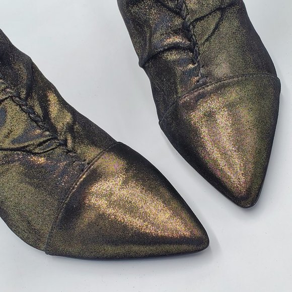 Nine West Shimmery Stiletto Booties - NWOT - Picture 5 of 17